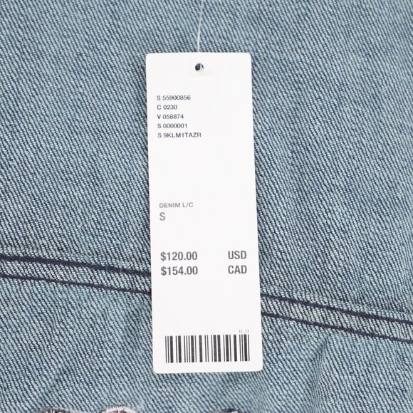 NWT Hello Kitty X Team USA Olympics Denim Chore Jacket Unisex UO Size S - Picture 10 of 11